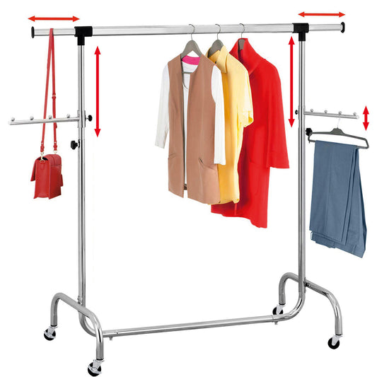 Clothes Rail, Clothes Rack, Clothing Rail, Hanging Rail, Clothing Rack, Clothes Rails, Coat Rail, Clothes Stand, 1