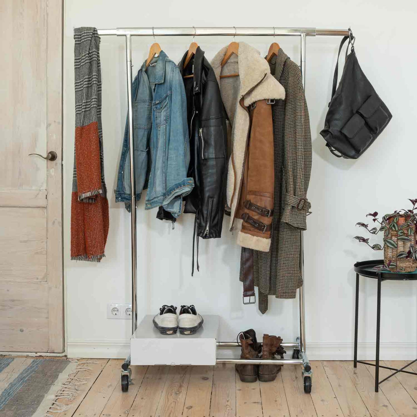 Clothes Rail, Clothes Rack, Clothes Rail Heavy Duty, Clothes Rail Industrial, Foldable, Extendable, Tatkraft Danko, 4