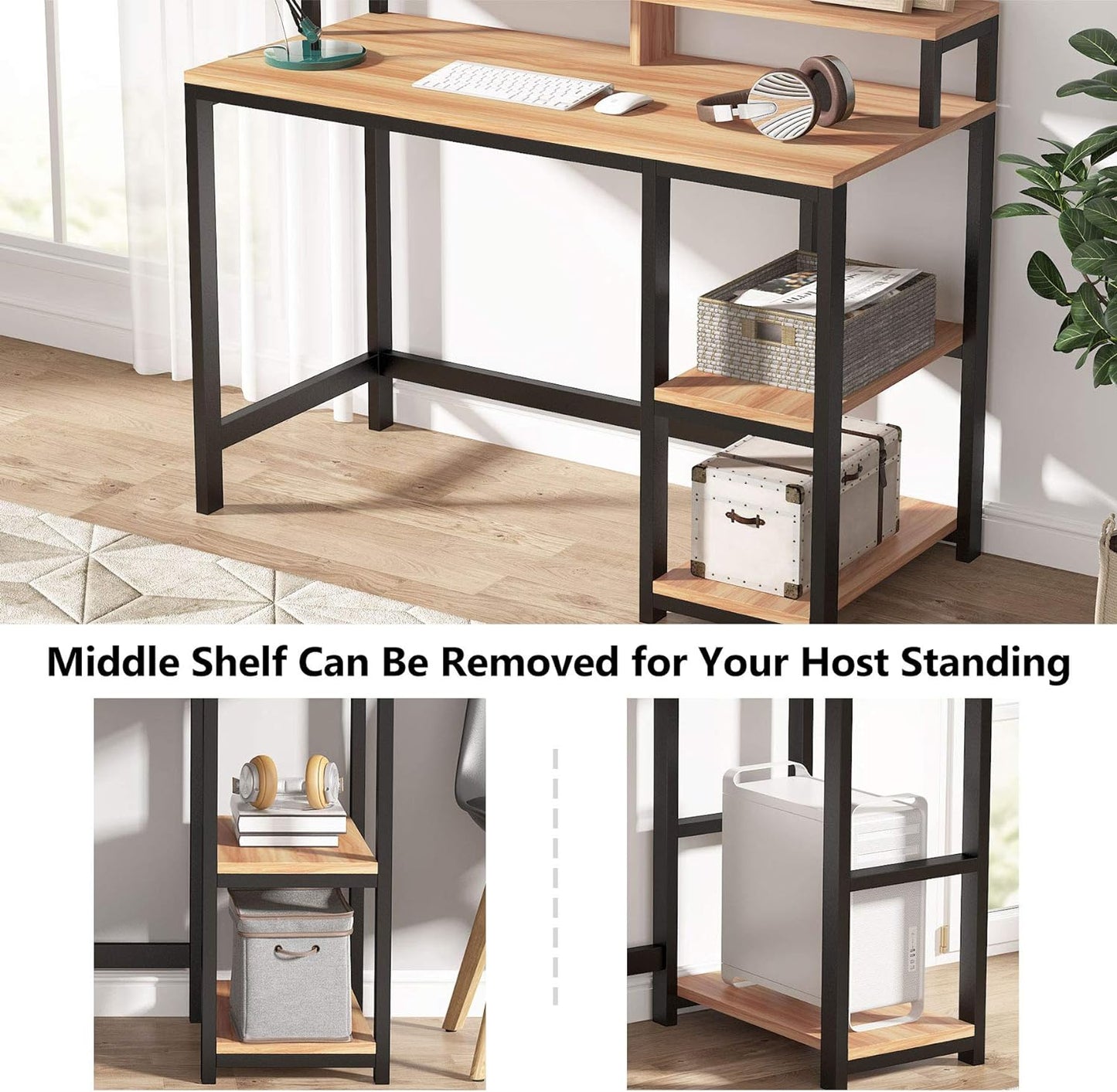 Сomputer desk, office desk, desk computer, buy computer desk, pc desk, study desk, work desk - Tribesigns 4