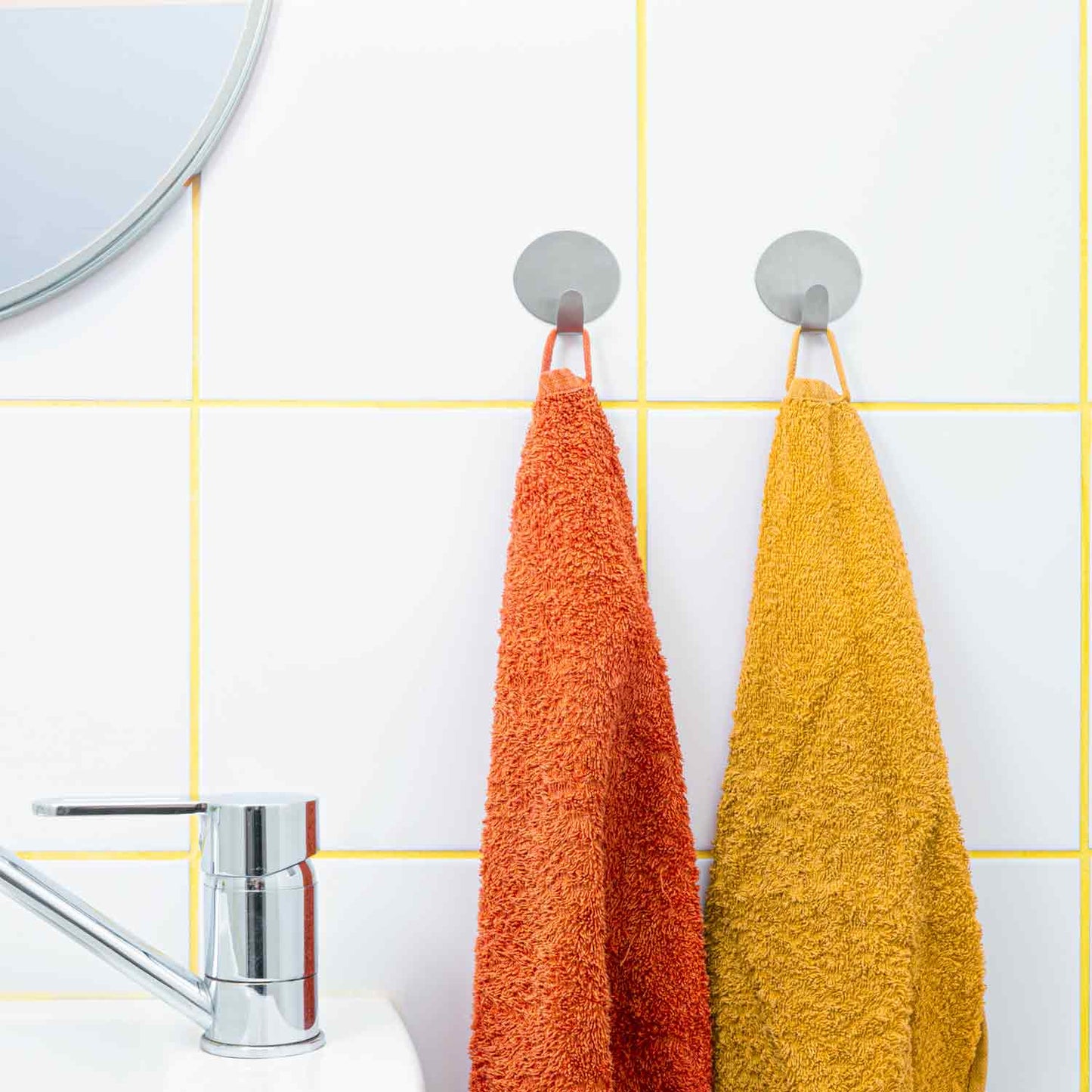 Heavy Duty Wall Hooks, Adhesive Hooks, Towel Holder - Tatkraft Band, 4