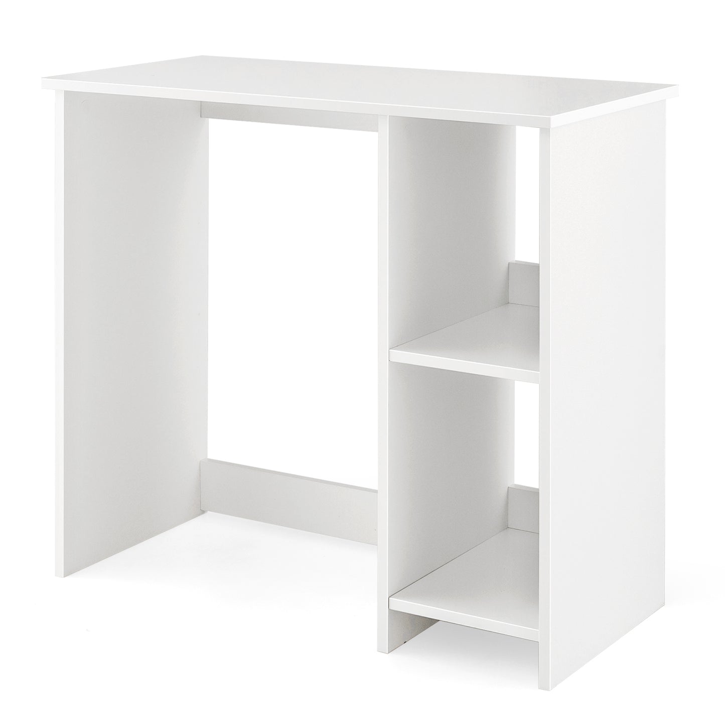 31.5 Inch Home Office Desk for Small Space-White, Costway, 1