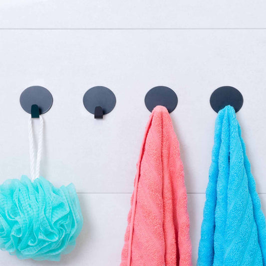 Towel Holder, Self-Adhesive Hooks - Tatkraft Crew