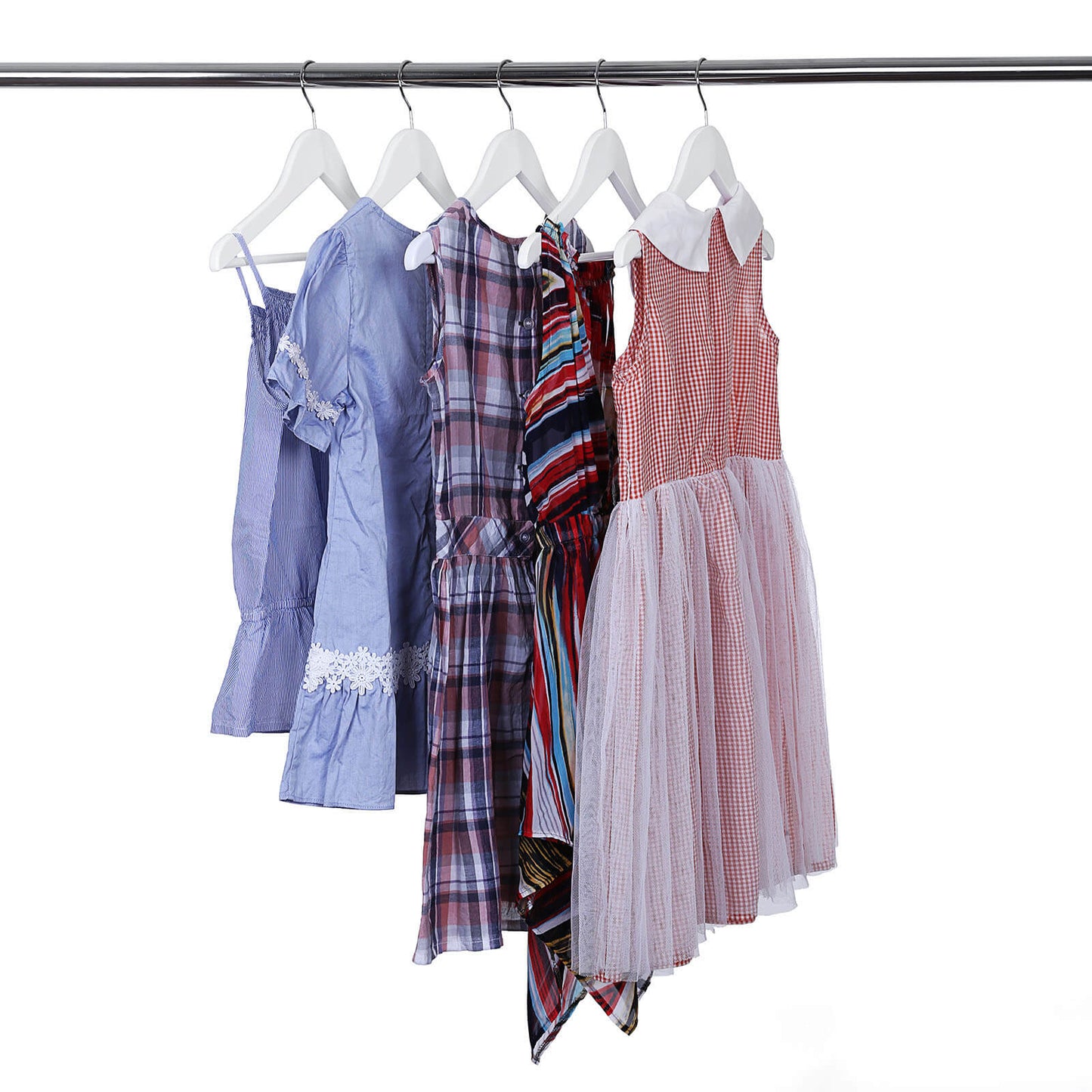 Wooden Coat Hangers with Bar, 20pcs, Childrens , Songmics, 4