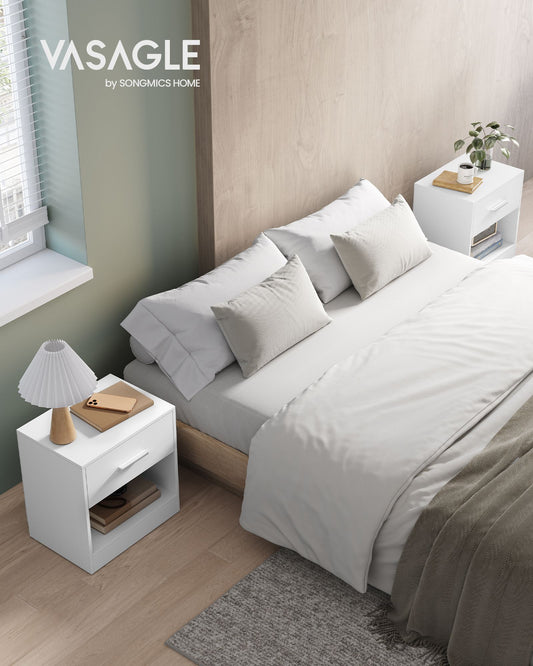 Bedside Table, Side Table with Drawer, Vasagle, 2