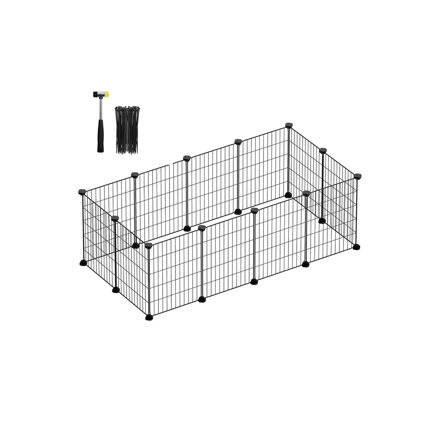 Guinea Pig Cage, Indoor Rabbit Run Hutch Cage, Exercise Enclosure, 1