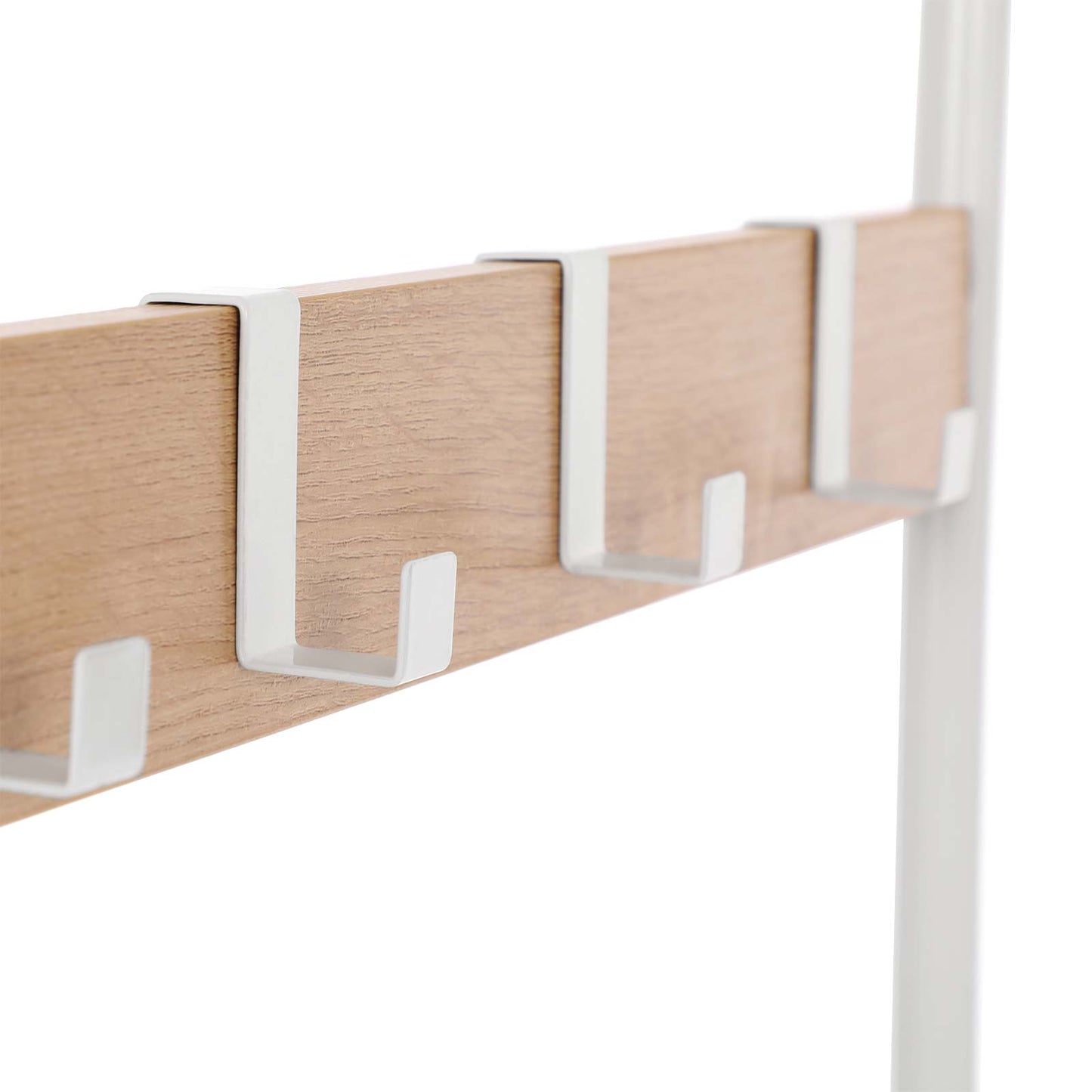 Coat Rack, Coat Stand with Shoe Storage Bench, 4-in-1 Design, 5