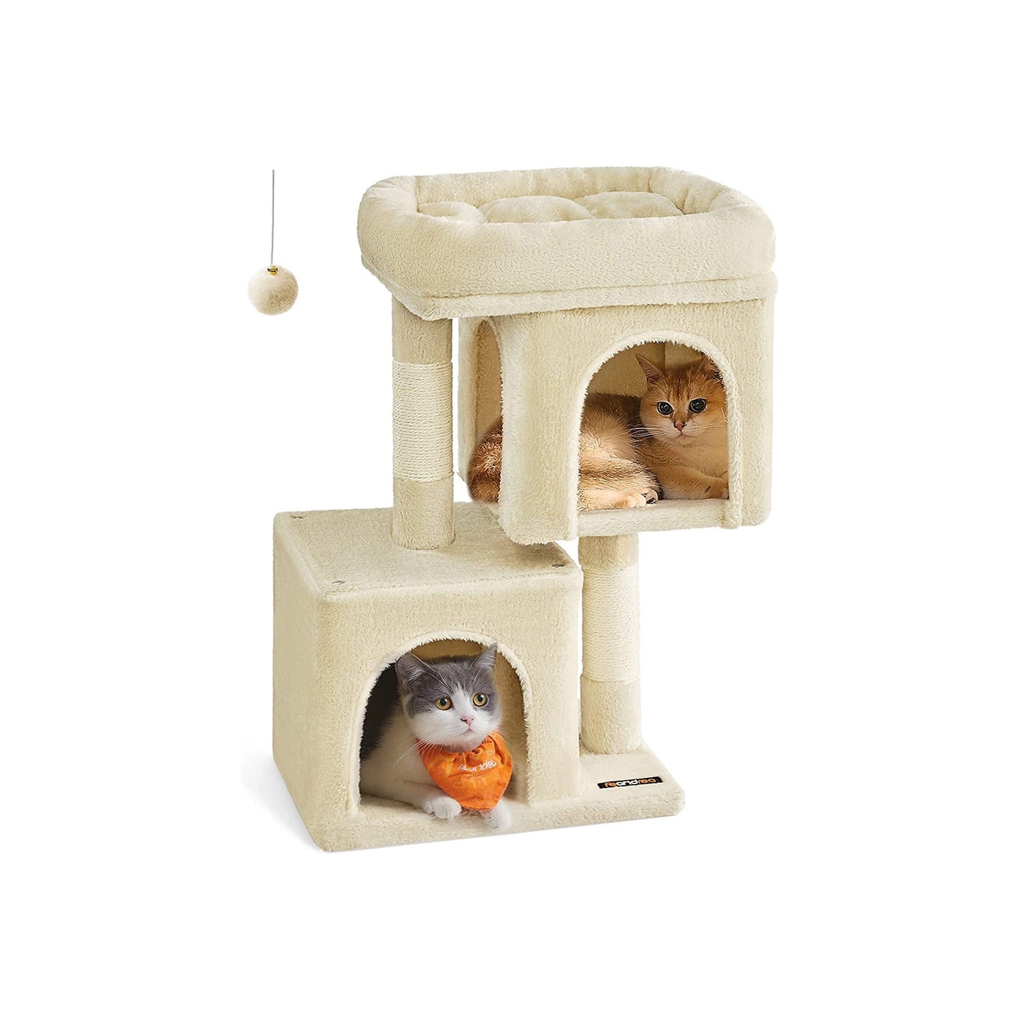 Cat Tree, 67 cm Cat Tower, S, Cat Condo for Kittens up to 3 kg, 1