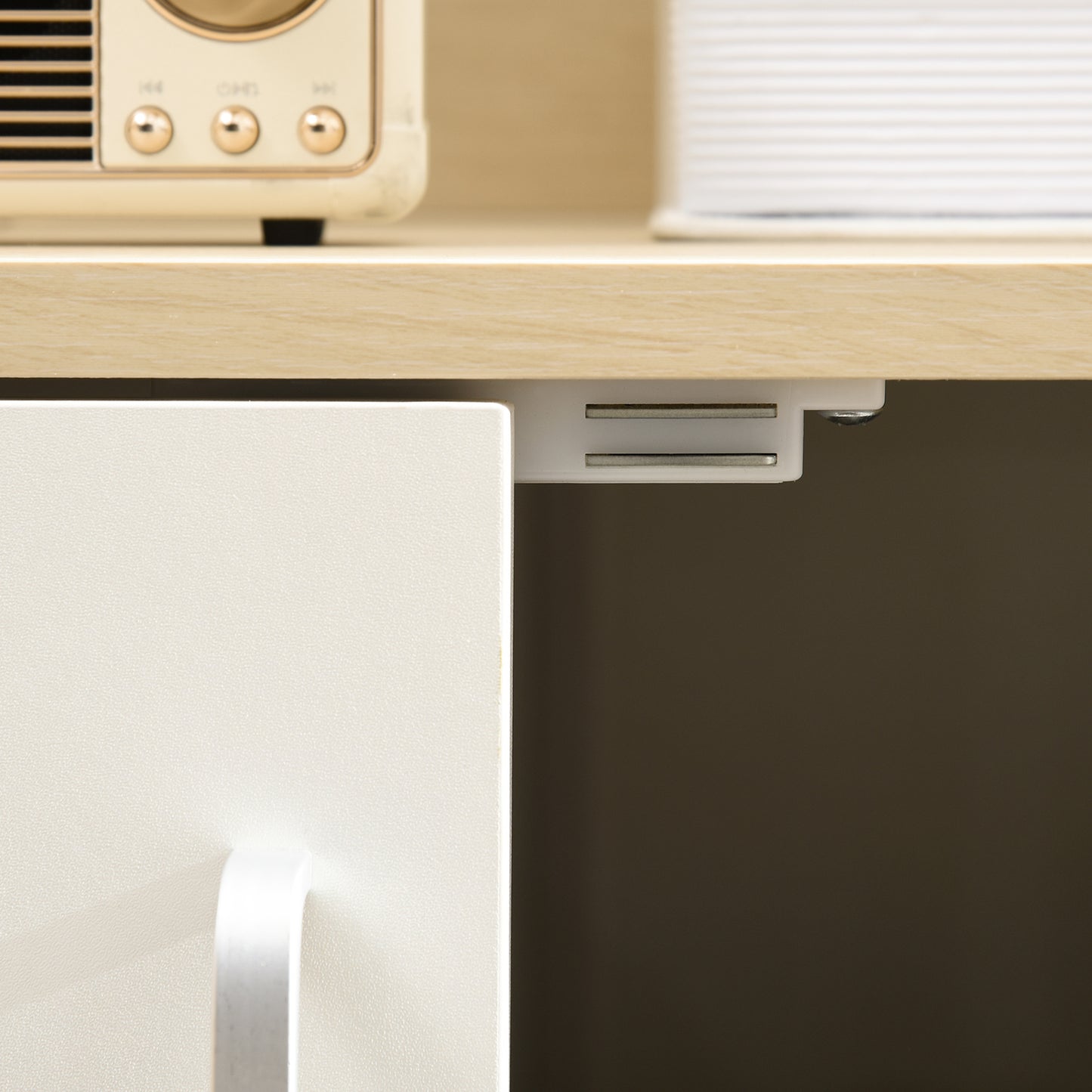 Shoe Storage Cabinet, 2 Door Shoe Cupboard with Adjustable 3 Shelves for 9 Pairs of Shoes for Hallways, Living Room, HOMCOM, 9