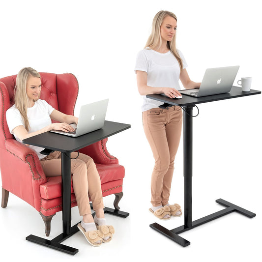 Laptop Table, Airlift, Adjustable Laptop Table, Portable Desk, Portable Laptop Desk, Laptop Desk on Wheels, Tatkraft Bliss, 1