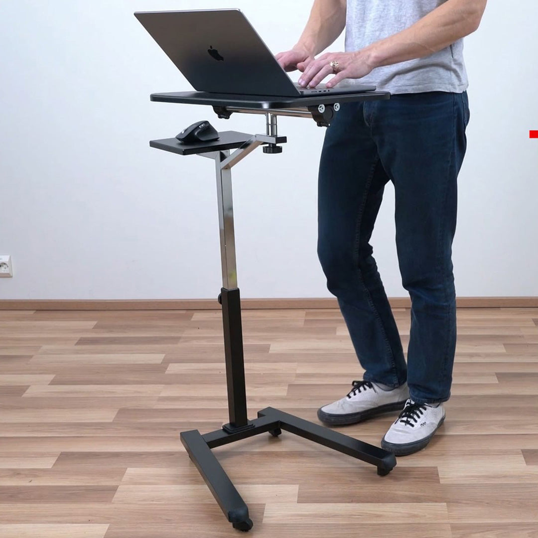 Laptop Table, Sofa Desk, Laptop Bed Table, Adjustable Laptop Table, Portable Laptop Table, on wheels, Tatkraft Joy, 8