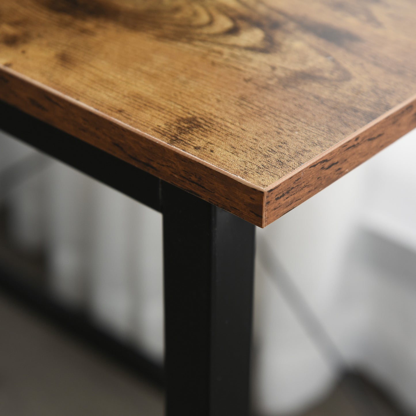 Corner Gaming Desk L-Shape Computer PC Workstation Home Office Three Worktop Writing Table 150 x 150 x 75 cm, HOMCOM, 9