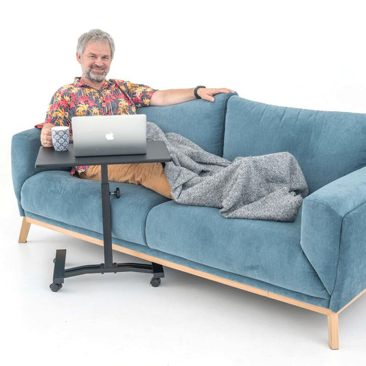 Laptop Table, Sofa Desk, Laptop Bed Table, Adjustable Laptop Table, Portable Laptop Table, on Wheels, Tatkraft Dream