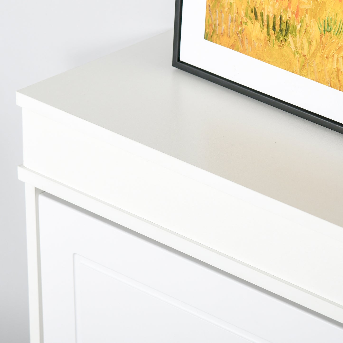 Shoe Cabinet with 4 Flip Drawers Wood Tipping Bucket Narrow Storage Cupboard with Adjustable Shelf Hall Organizer for Entrance Foyer White, HOMCOM, 9