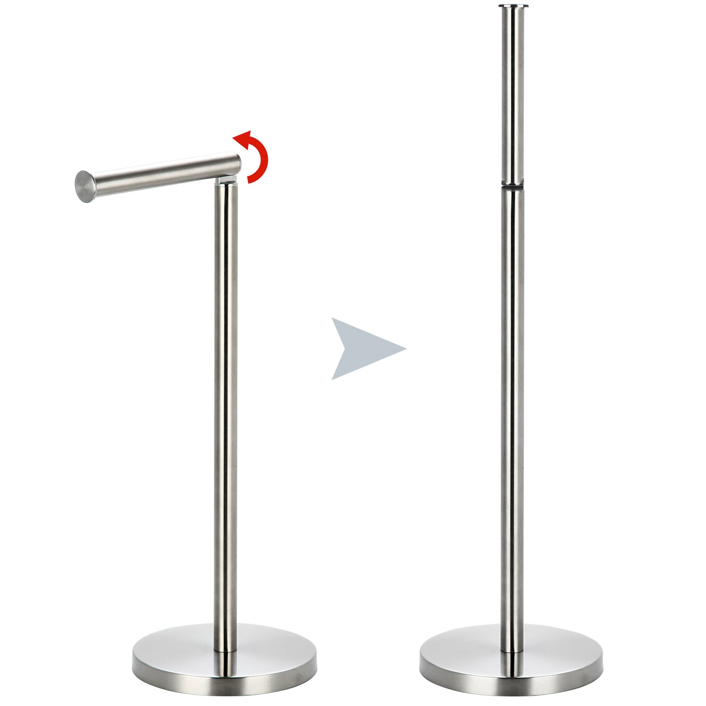Free-Standing Toilet Paper Stand Storage, Toilet Paper Roll Holder