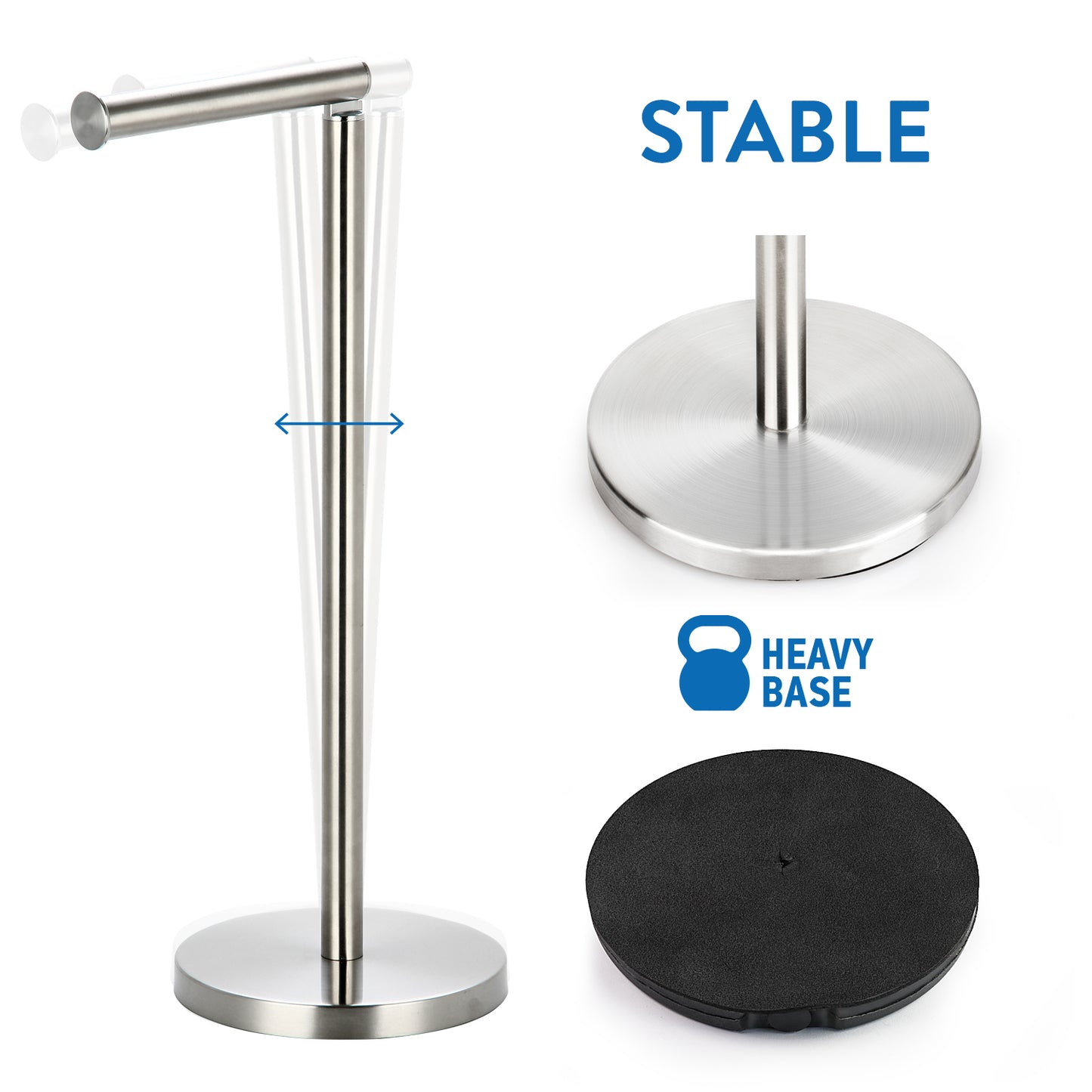 Free-Standing Toilet Paper Stand Storage, Toilet Paper Roll Holder
