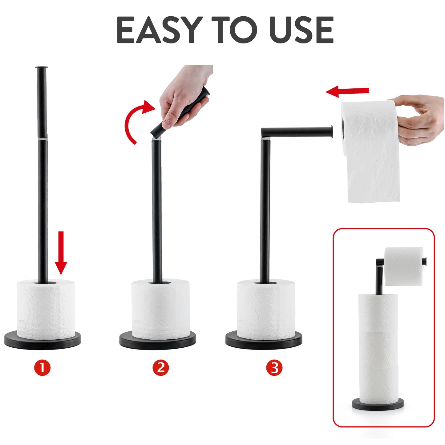 Toilet Paper Stand Storage, Toilet Paper Roll Holder