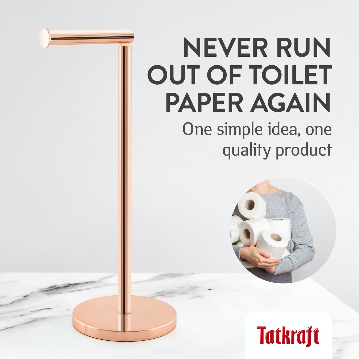 Toilet Roll Holder | Toilet Paper Storage | Free Standing Toilet Roll Holder | Toilet Paper Holder | Toilet Roll Storage