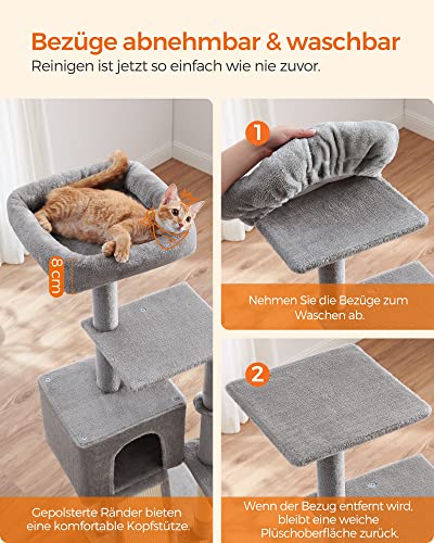 Cat Tree, Cat Tower for Indoor Cats, Cat Condo, Cat Bed Furniture, Kittens Activity Center, Cat Furniture, 4