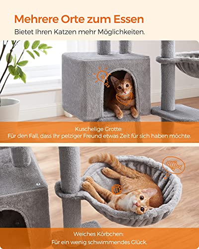 Cat Tree, Cat Tower for Indoor Cats, Cat Condo, Cat Bed Furniture, Kittens Activity Center, Cat Furniture, 6