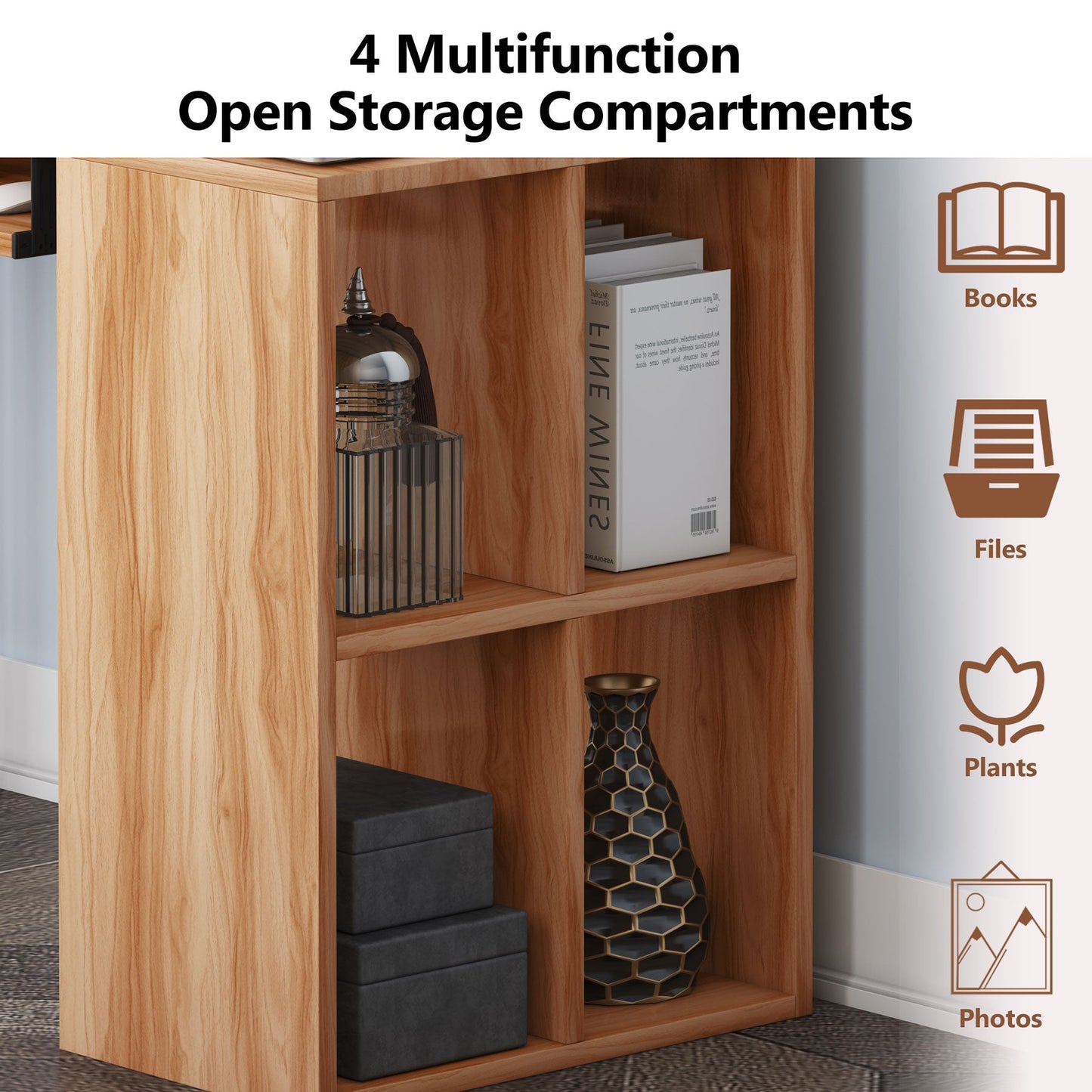 Computer desks for home, desk computer, office computer desk, buy computer desk, with Keyboard Tray - Tribesigns 3