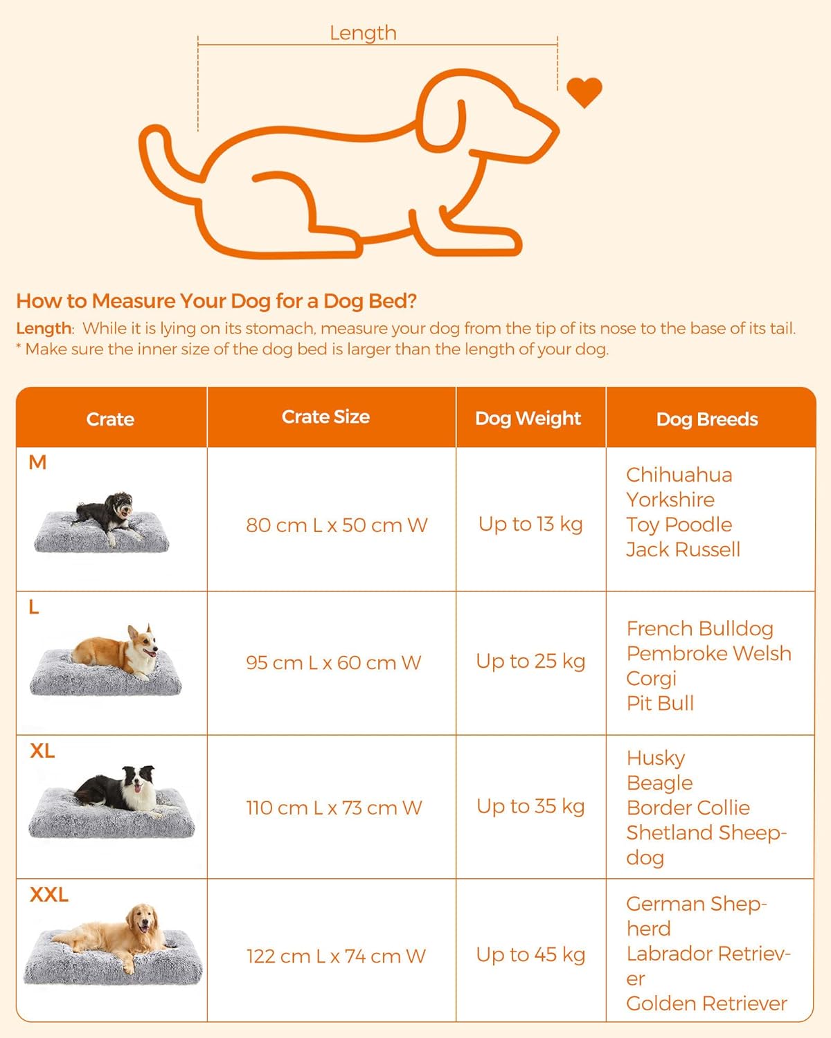 Dog Bed, Linen-Look Pet Bed, Dog Sofa Bed with Raised Edges, for Medium Dogs, Dog Bed Mats, Dog Furniture, 6