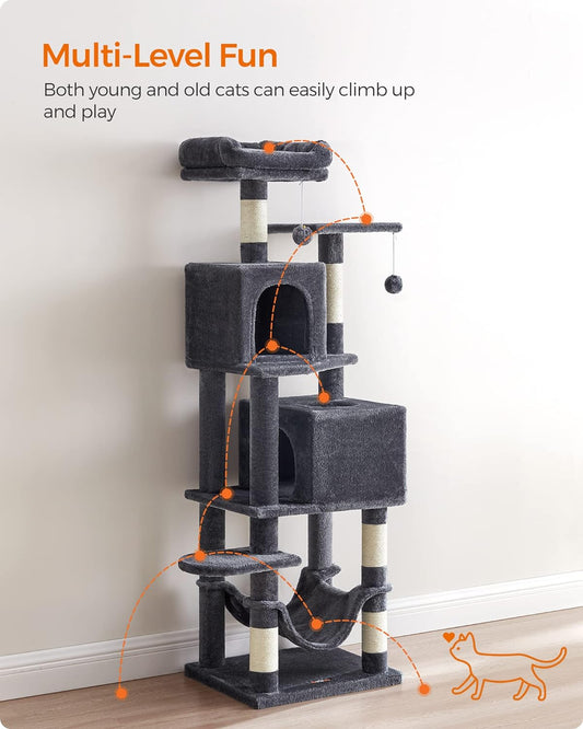Cat Tree, Cat Tower for Indoor Cats, Cat Condo, Cat Bed Furniture, Kittens Activity Center, Cat Furniture, 2