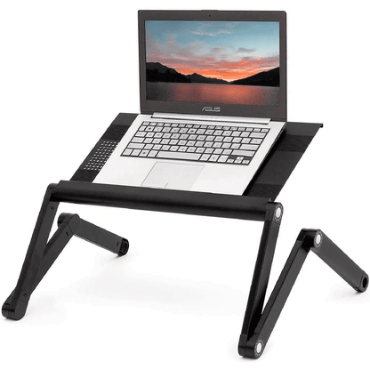 Laptop Stand, Laptop Stand for Bed, Adjustable Laptop Stand, Folding Laptop Stand, Cooling Tray, WonderWorker Nobel, 15