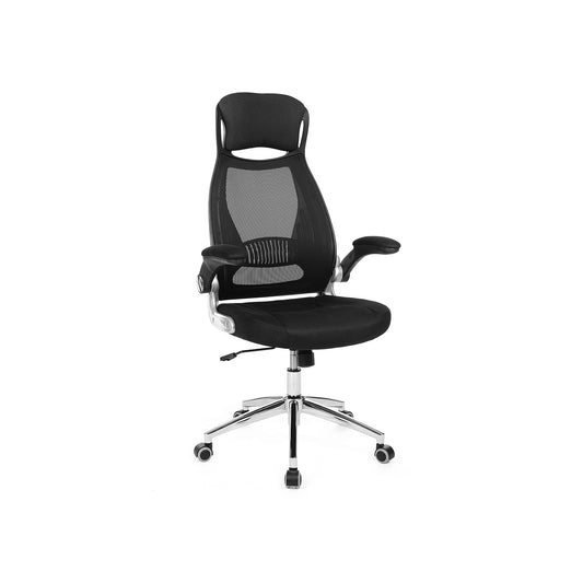 Office Chair High Back, Mesh Office Chair,  Swivel Desk Chair, Flip up Armrests