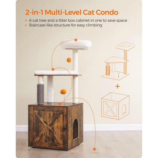 Cat Tree, Cat Tower for Indoor Cats, Cat Condo, Cat Bed Furniture, Kittens Activity Center, Cat Furniture, 2