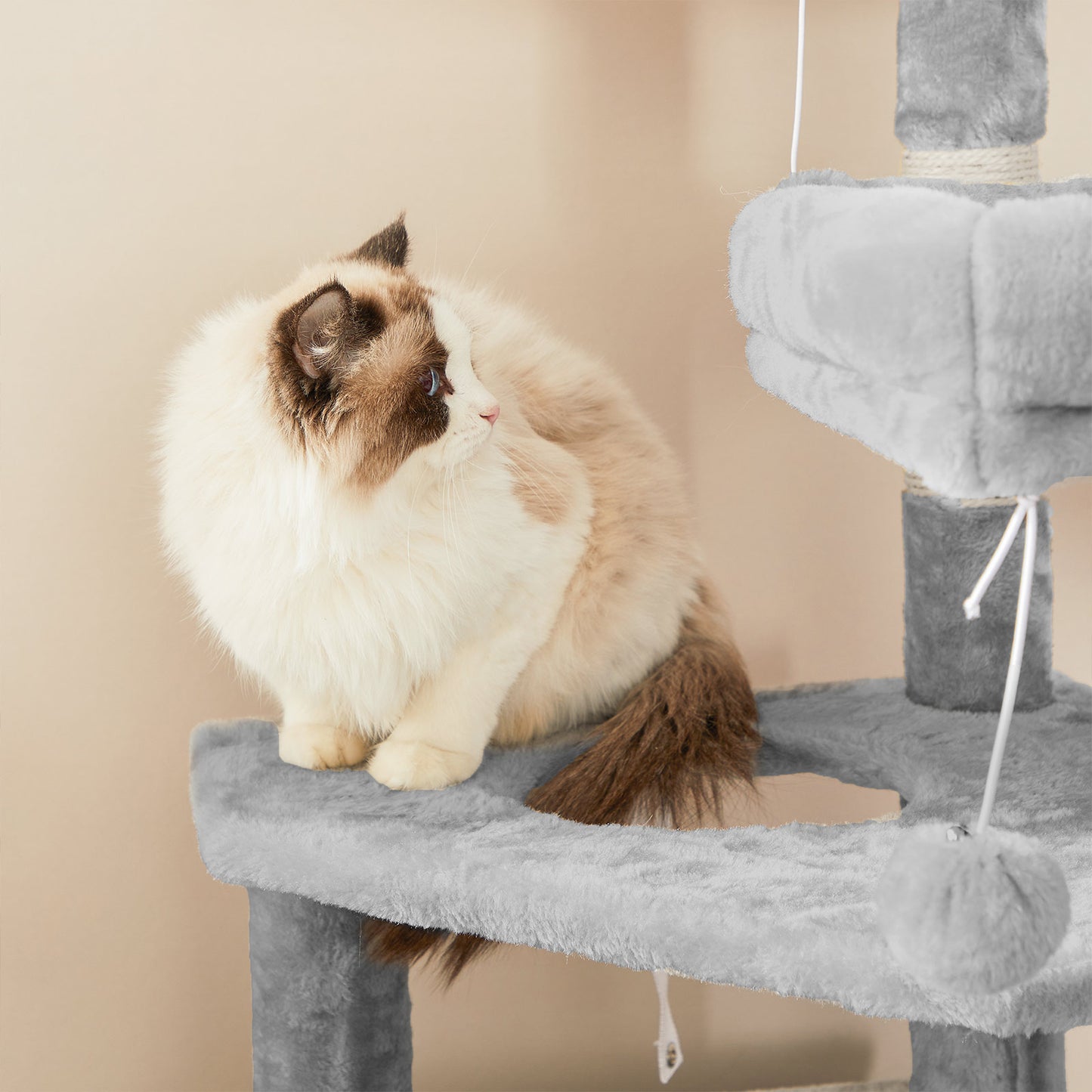 Cat Tree, Cat Tower for Indoor Cats, Cat Condo, Cat Bed Furniture, Kittens Activity Center, Cat Furniture, 3