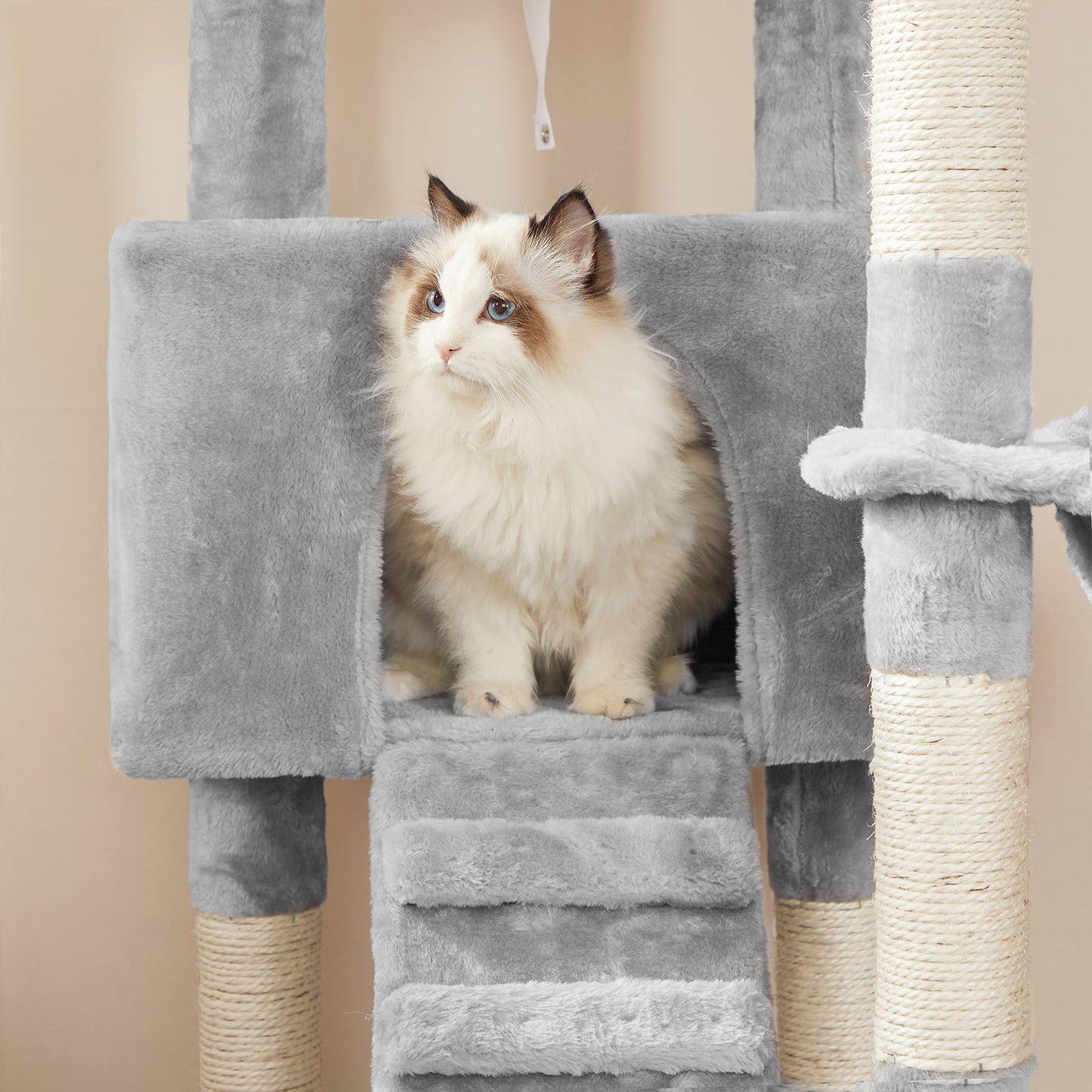 Cat Tree, Cat Tower for Indoor Cats, Cat Condo, Cat Bed Furniture, Kittens Activity Center, Cat Furniture, 5