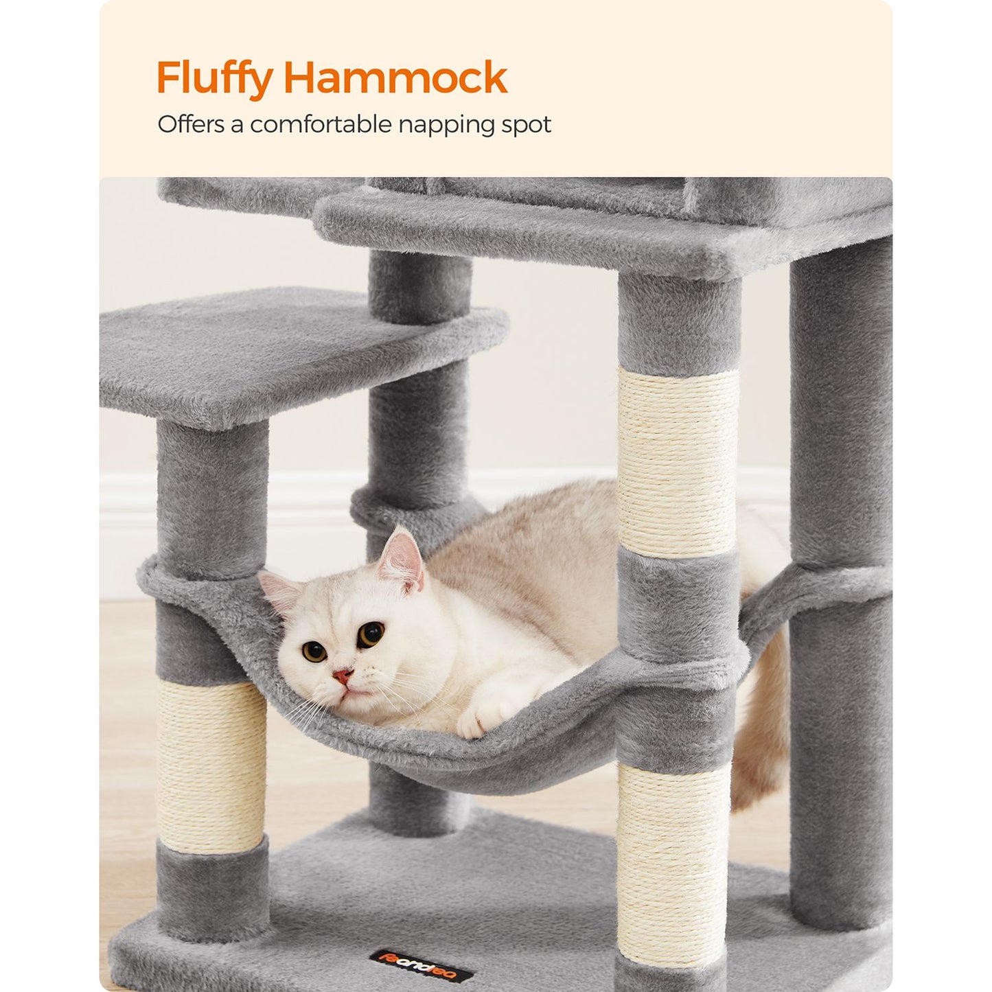 Cat Tree, Cat Tower for Indoor Cats, Cat Condo, Cat Bed Furniture, Kittens Activity Center, Cat Furniture, 5
