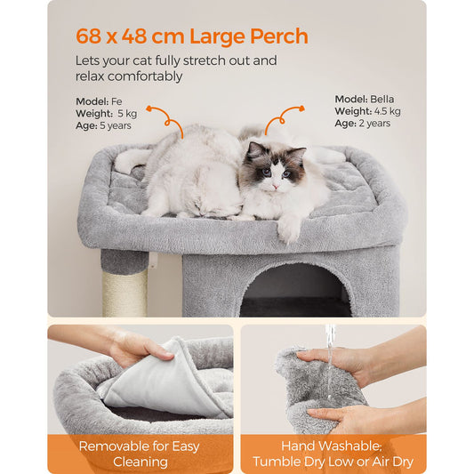 Cat Tree, Cat Tower for Indoor Cats, Cat Condo, Cat Bed Furniture, Kittens Activity Center, Cat Furniture, 2