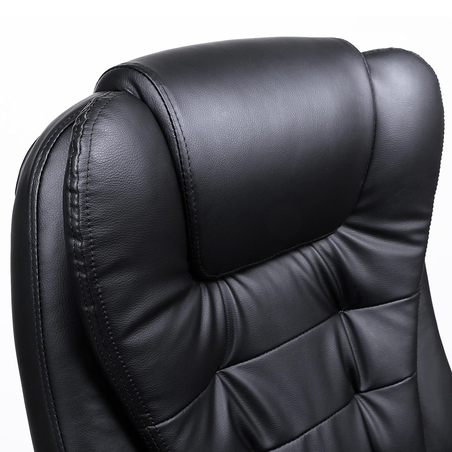 Office chair, office gaming chair, Polyurethane Black, black office chair, Computer Chair, office desk chair - SONGMICS 4