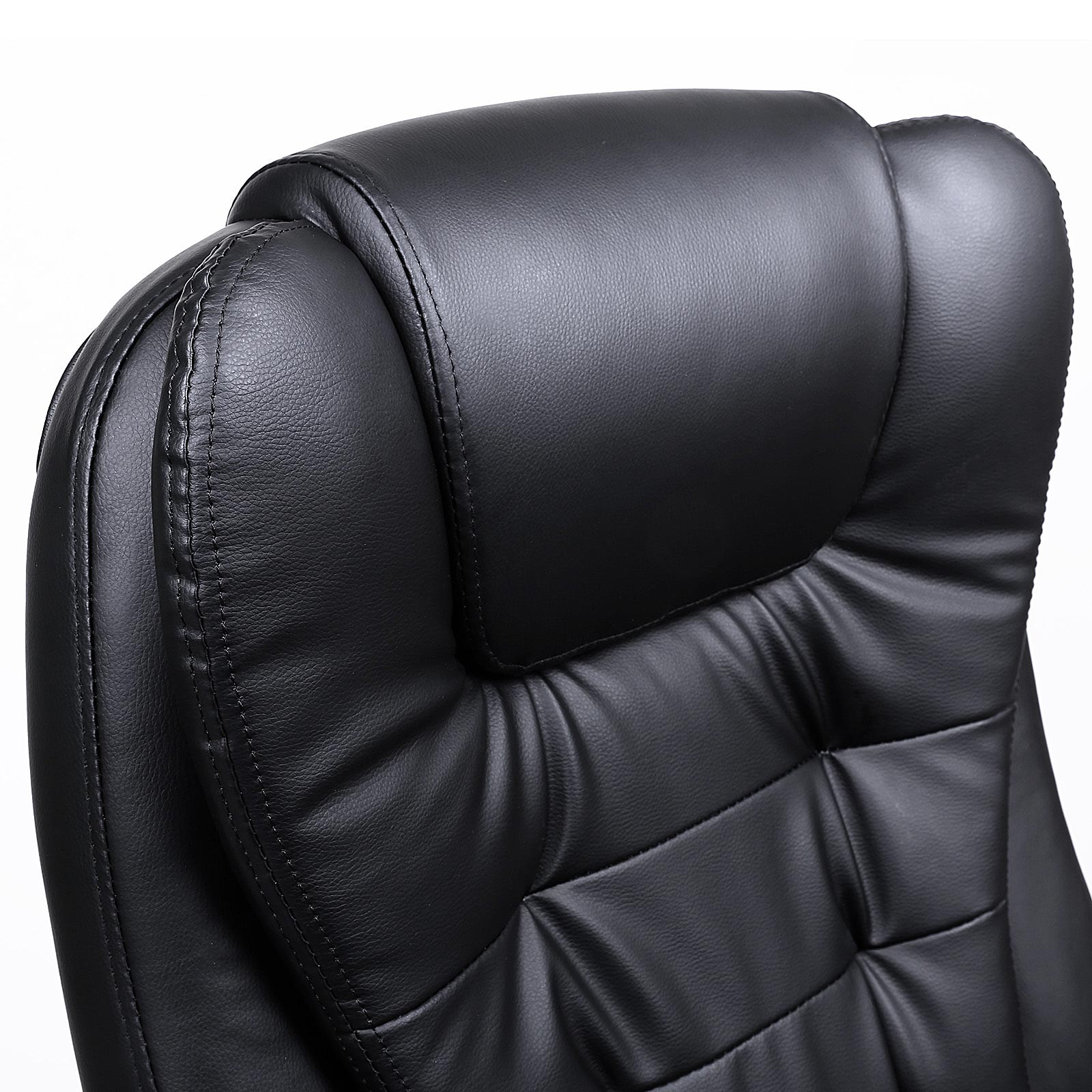 Office chair, office gaming chair, Polyurethane Black, black office chair, Computer Chair, office desk chair - SONGMICS 4