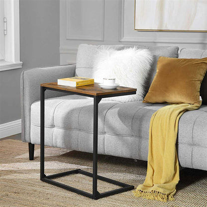 Side Table, Small Sofa Table, End Table, Laptop Table, for Bedroom, Living Room, Work in Bed or on The Sofa