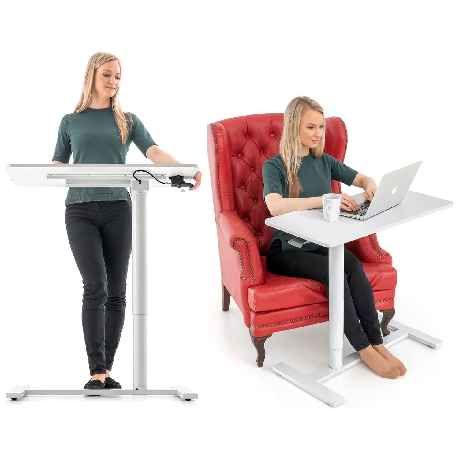 Laptop Desk, Portable Laptop Desk, Laptop Table for Bed, TATKRAFT Laptop Desk, Adjustable Laptop Desk