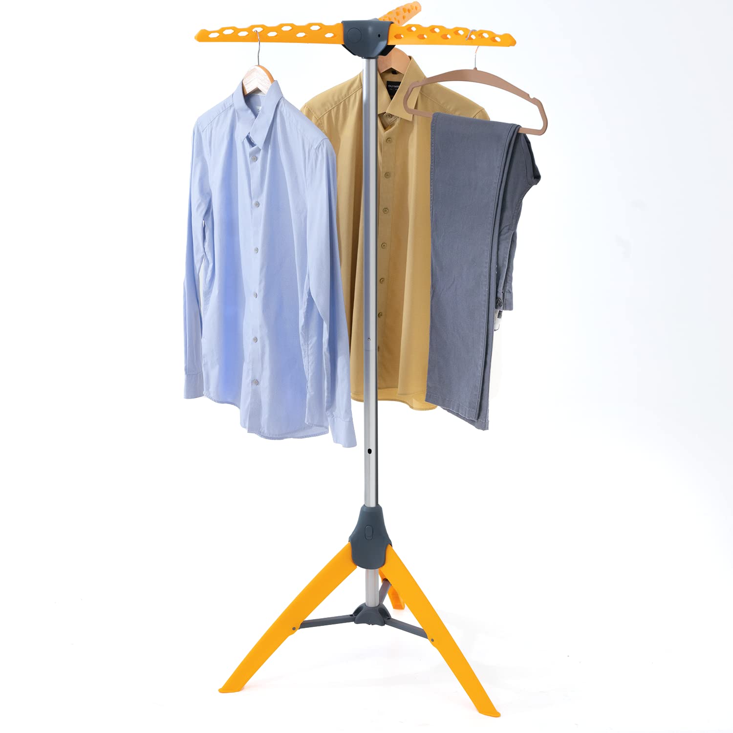 Sturdy Foldable Clothes Airer, Clothes Hangers Stand, Foldable Clothes Rack, Tripod Air Dryer, Tatkraft