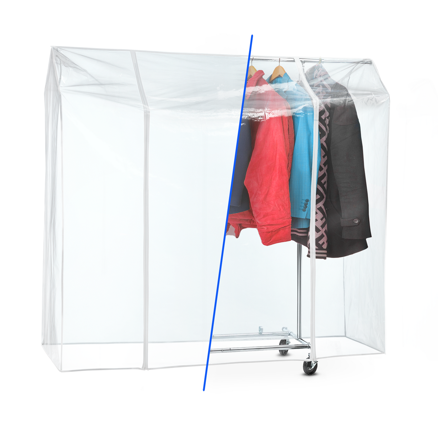 Clothes Rail Cover Transparent Tatkraft Anwalt TatkraftShop