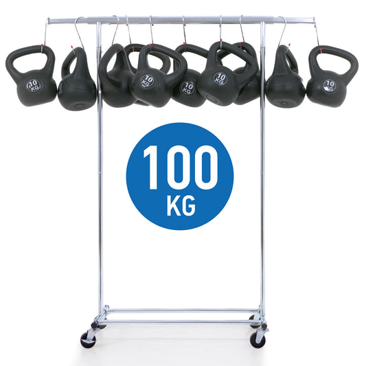 Clothes Rack, Clothes Rail, Clothes Rail Heavy Duty, Industrial Clothes Rail, Clothes Rail Industrial, Tatkraft Danko, 2
