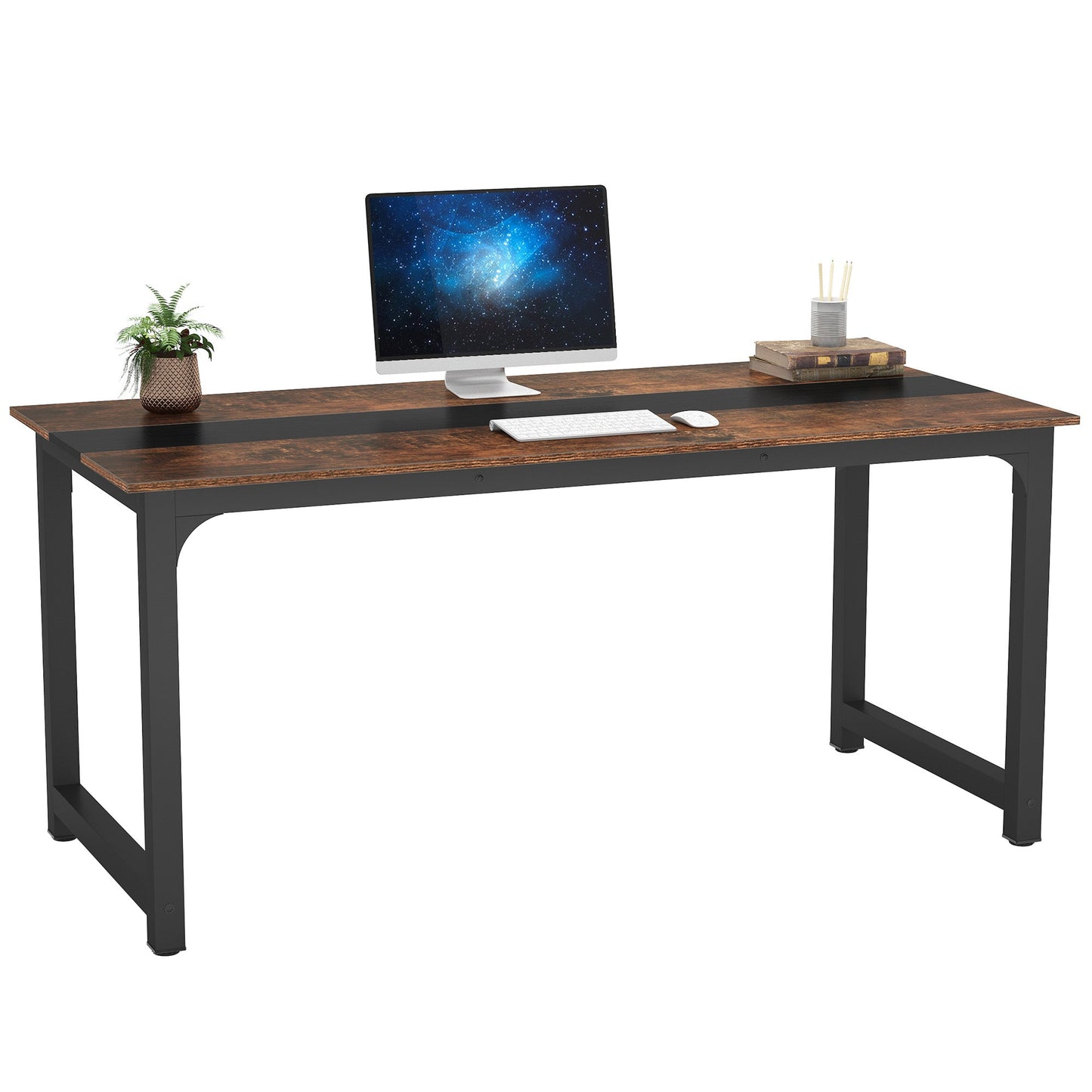 Conference Table, Rectangular Meeting Seminar Table Boardroom Desk, Tribesigns, 2
