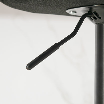 Adjustable Bar Stools Set of 2 Counter Height, Kitchen Bar Stools Dining Chairs 360° Swivel, Green, HOMCOM, 6