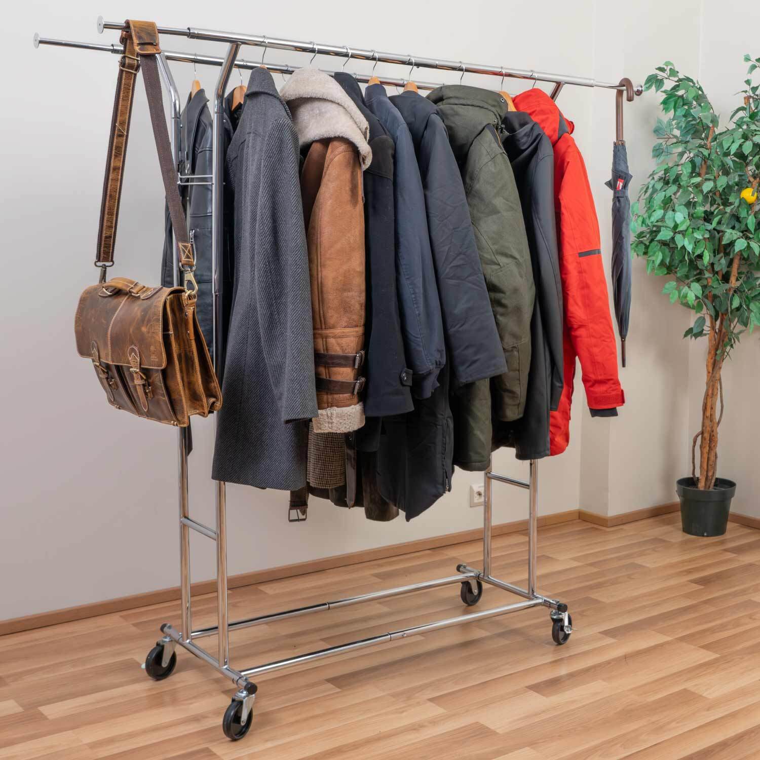 Heavy Duty Clothes Rail, Double, Tatkraft Denver – TatkraftShop.com