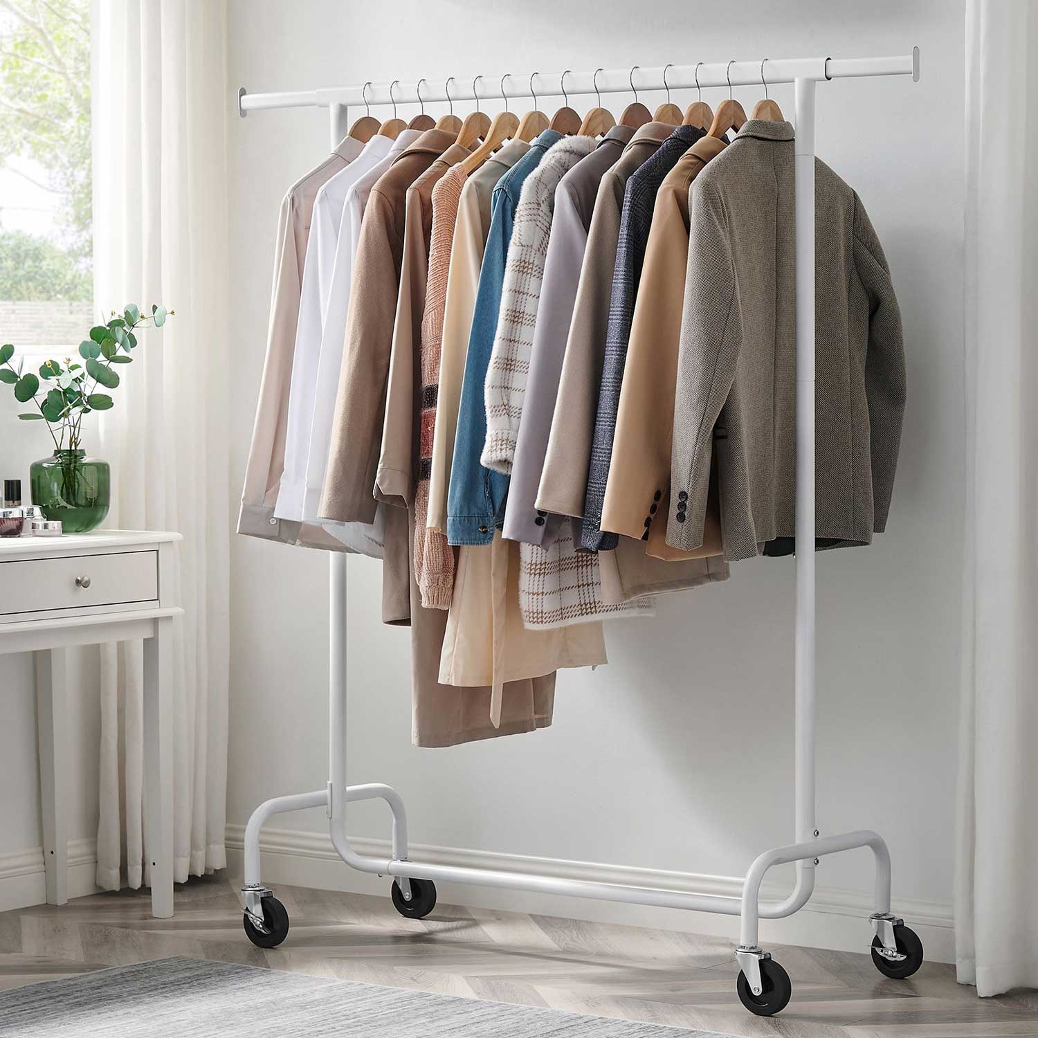 Clothes Rail, Matte White, SONGMICS – TatkraftShop.com