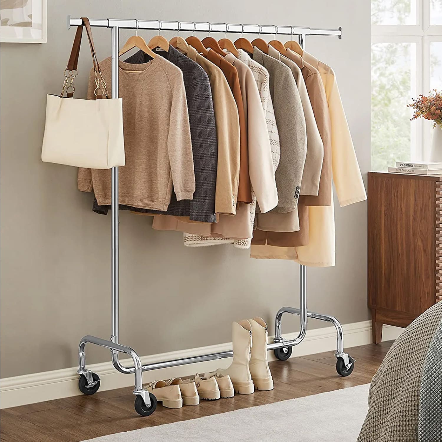 Heavy Duty Clothes Rail, Clothes Rail with Cover – TatkraftShop.com