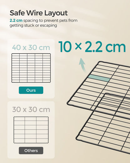Guinea Pig Cage, Indoor Rabbit Run Hutch Cage, Exercise Enclosure, 5