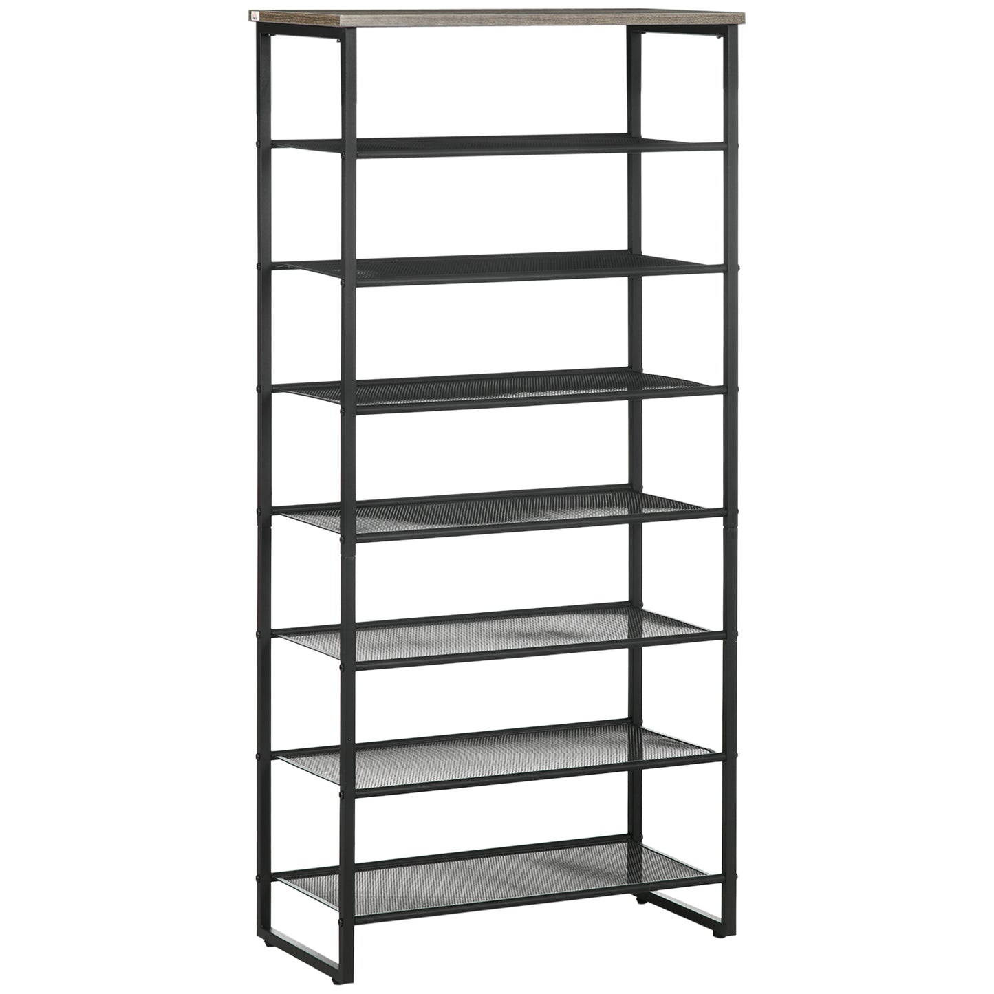 Shoe Rack, Tall Shoe Rack,  8-Tier Shoe Rack, vertical shoe rack, homcom, 2