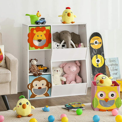 Storage Box Set of 3, Toy Boxes, Toy Organiser, Foldable Cubes, 2