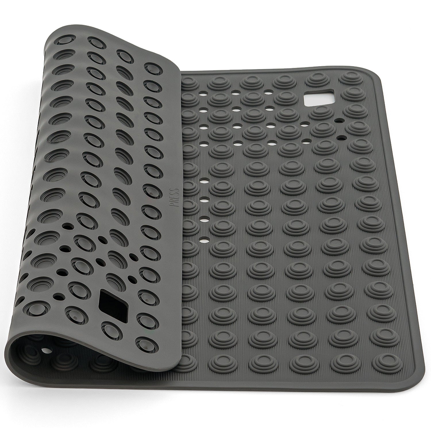 Black Non Slip Shower Mat, 60x60cm, Tatkraft Detail – TatkraftShop.com