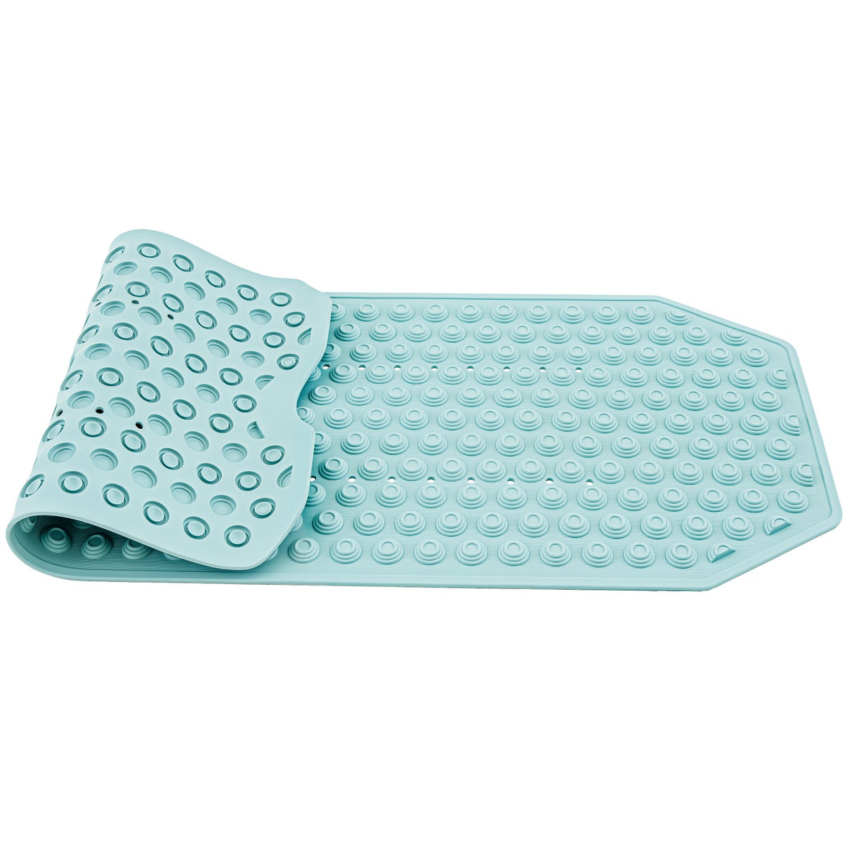 Blue Non Slip Bath Mat, 40x103cm, Tatkraft Secure